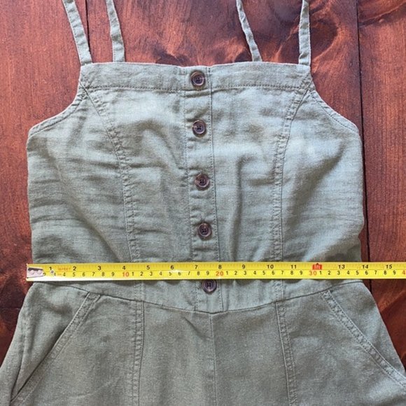 Old Navy Linen Button Front Cami Jumpsuit, S - Picture 9 of 14